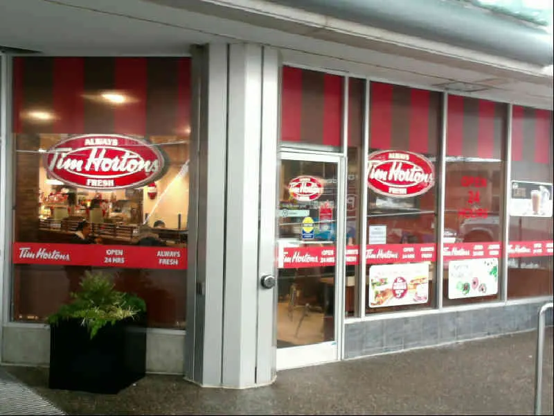 Tim Hortons at 1055 West Georgia St. Unit 116, Vancouver