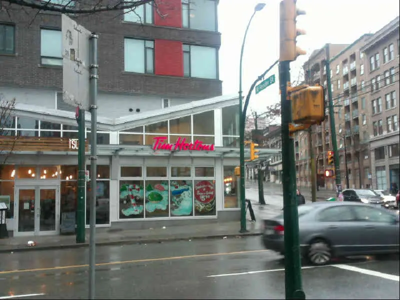 Tim Hortons at 108 West Pender, Vancouver