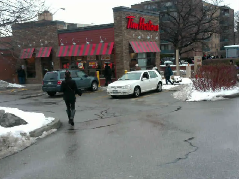 Tim Hortons at 1110 Don Mills Road, North York