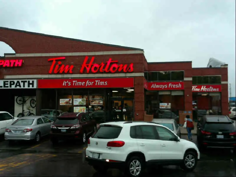 Tim Hortons at 1170 Burnhamthorpe Rd West, Mississauga