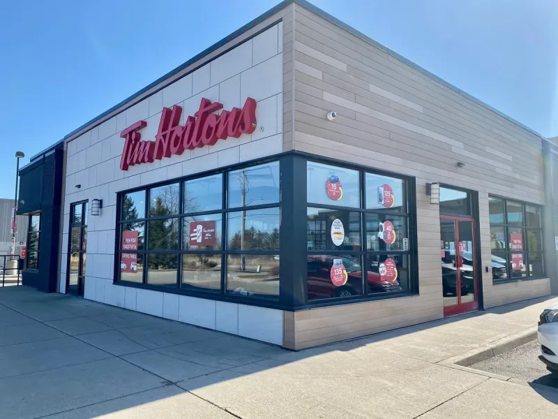 Tim Hortons at 1240 Burloak Drive, Burlington