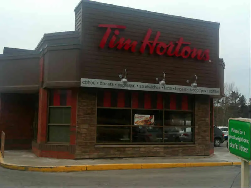 Tim Hortons at 12597 Highway 35, Minden