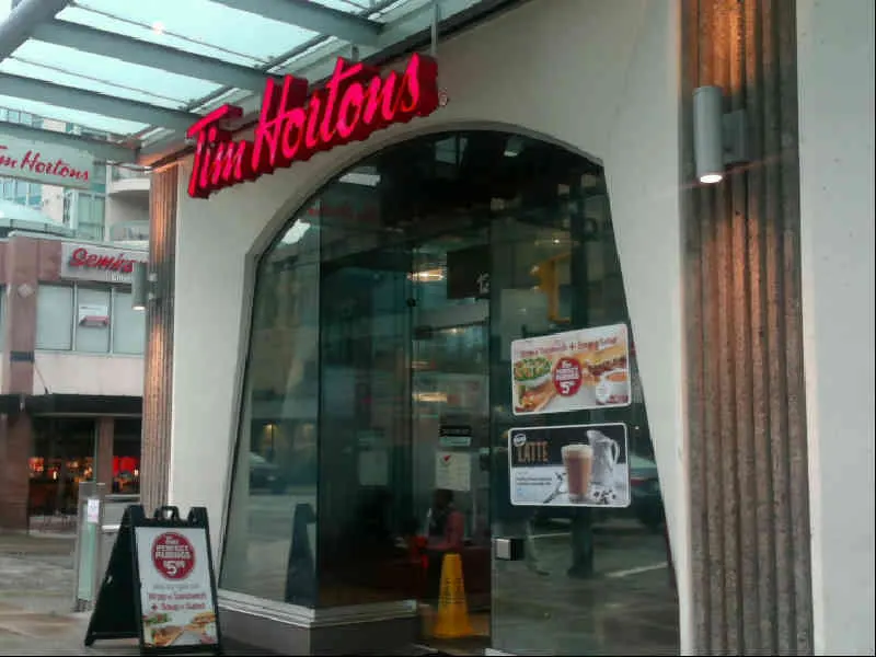 Tim Hortons at 1299 Robson St., Vancouver