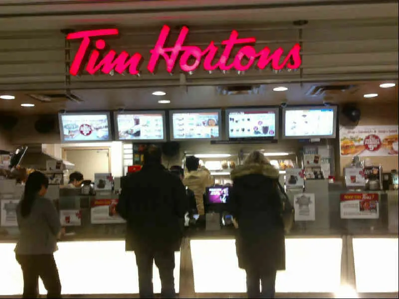 Tim Hortons at 130 King St West, Toronto