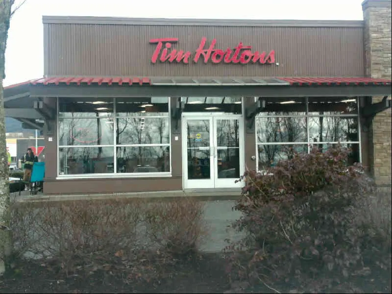 Tim Hortons at 1384 Main Street, North Vancouver