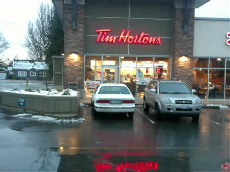 Tim Hortons at 150-31 Helmcken Road, Victoria