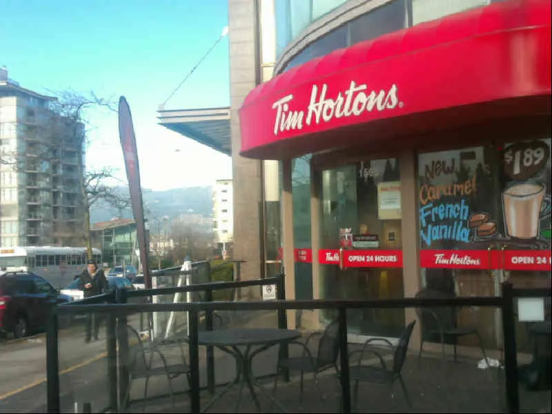 Tim Hortons at 1595 West Broadway, Vancouver