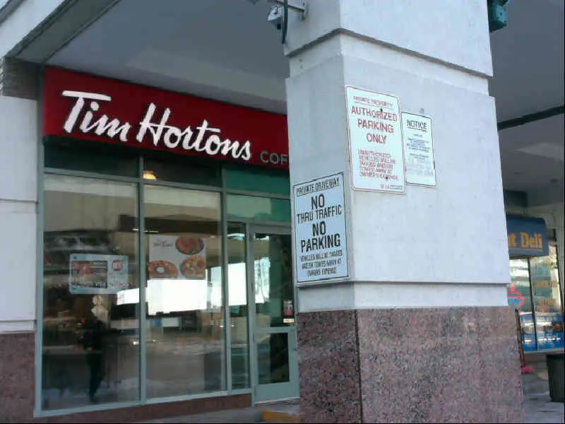 Tim Hortons at 16 Queens Quay West, Toronto