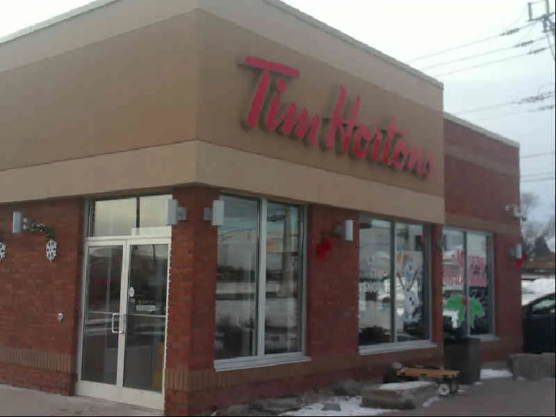 Tim Hortons at 161 Bridge Street, Belleville