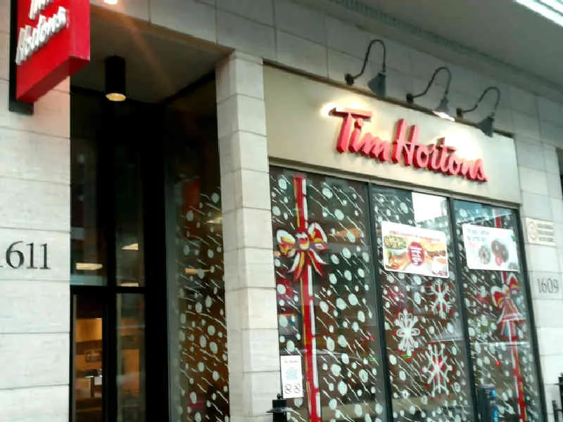 Tim Hortons at 1611, Rue Ste-Catherine Ouest, Montreal