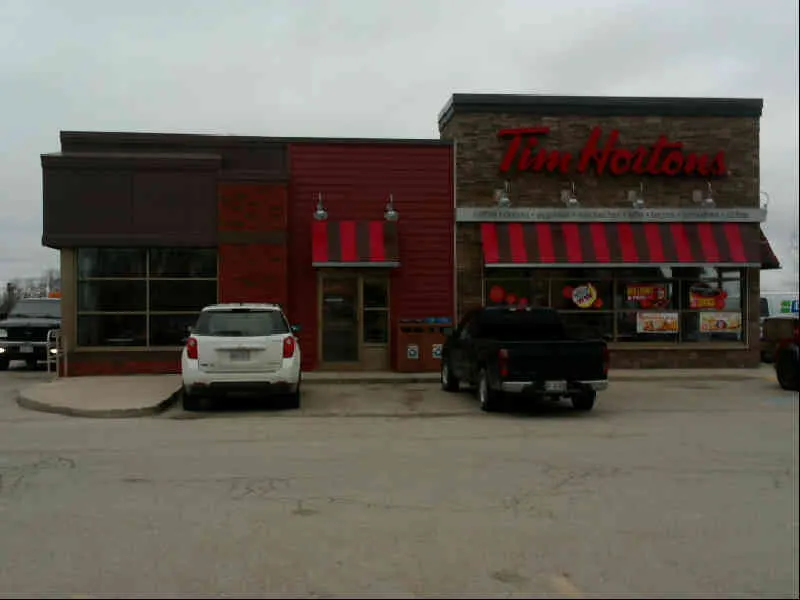 Tim Hortons at 182 Elora St North, Harriston