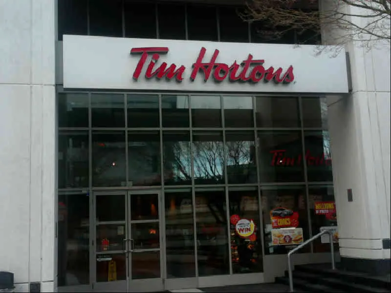 Tim Hortons at 200 Burrard Street WATERFRONT CENTRE, Vancouver