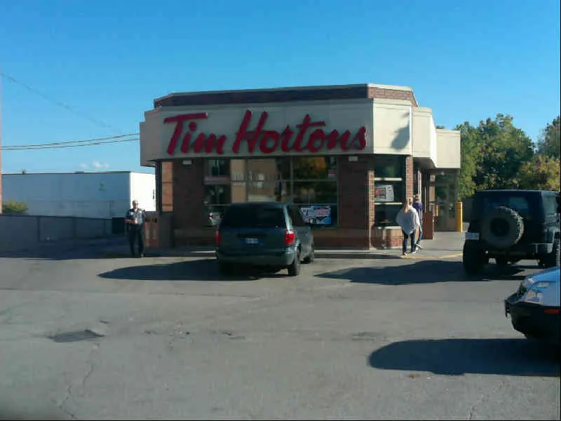 Tim Hortons at 25 Colborne Street, Orillia