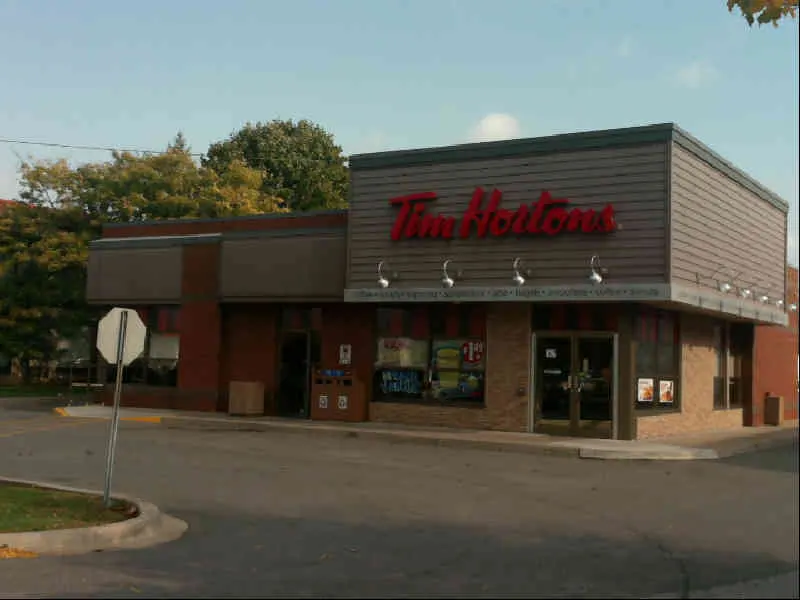 Tim Hortons at 2540 Ouellette Ave, Windsor
