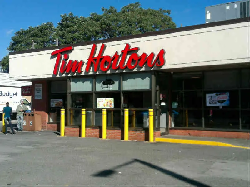 Tim Hortons at 257 Main St E, Hamilton