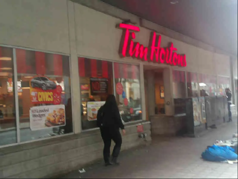 Tim Hortons at 26 Dundas Street, Toronto