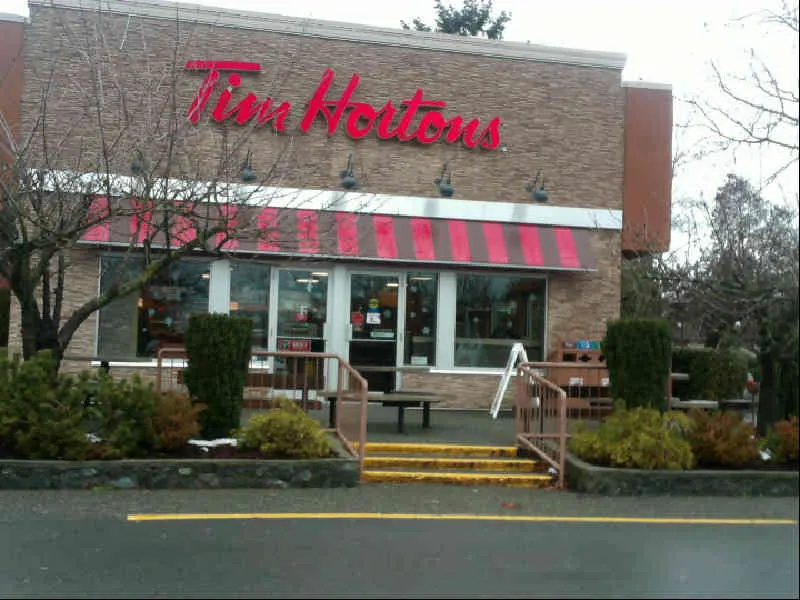 Tim Hortons at 3990 Shelbourne Street, Victoria