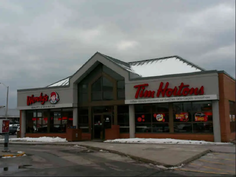 Tim Hortons at 4 Lebovic Ave, Scarborough