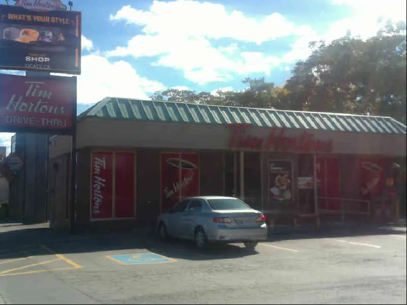 Tim Hortons at 443 Main Street West, Hamilton