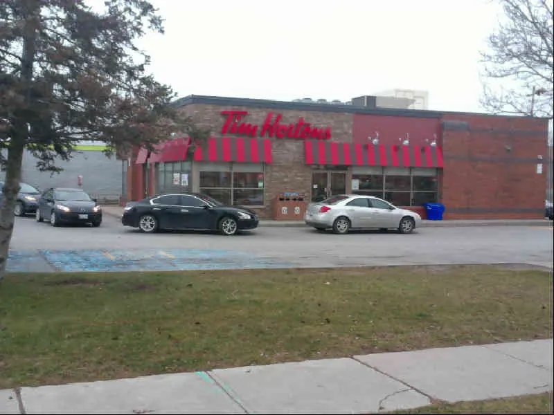 Tim Hortons at 443 The Queensway South, Keswick