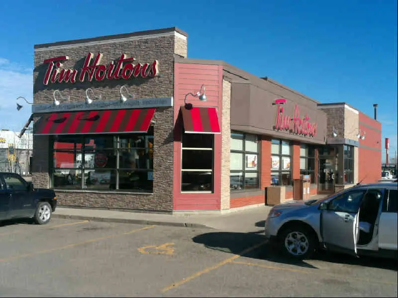Tim Hortons at 4455 Rochdale Boulevard, Regina