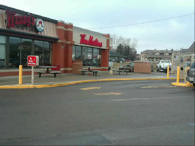 Tim Hortons at 4750 Hwy 2A, Ponoka