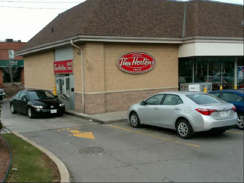 Tim Hortons at 515 Drewry Avenue, North York