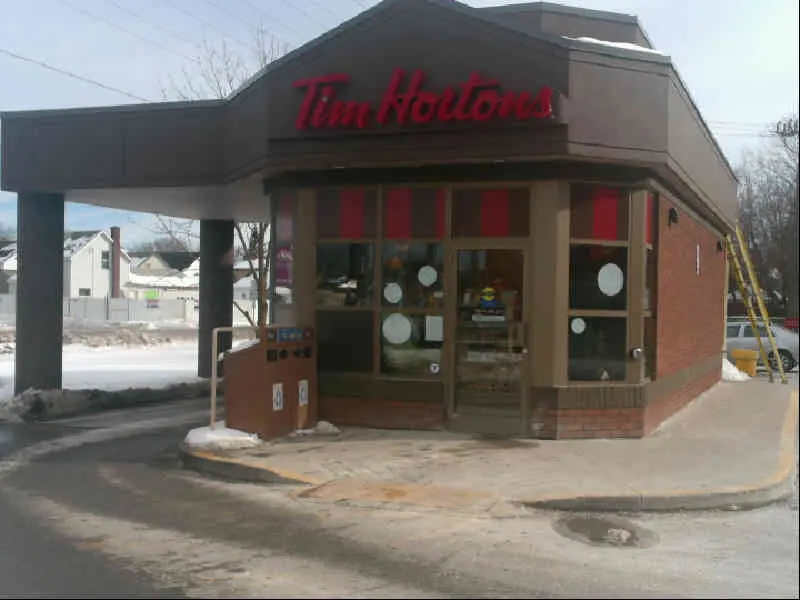 Tim Hortons at 55 Park St North, Peterborough