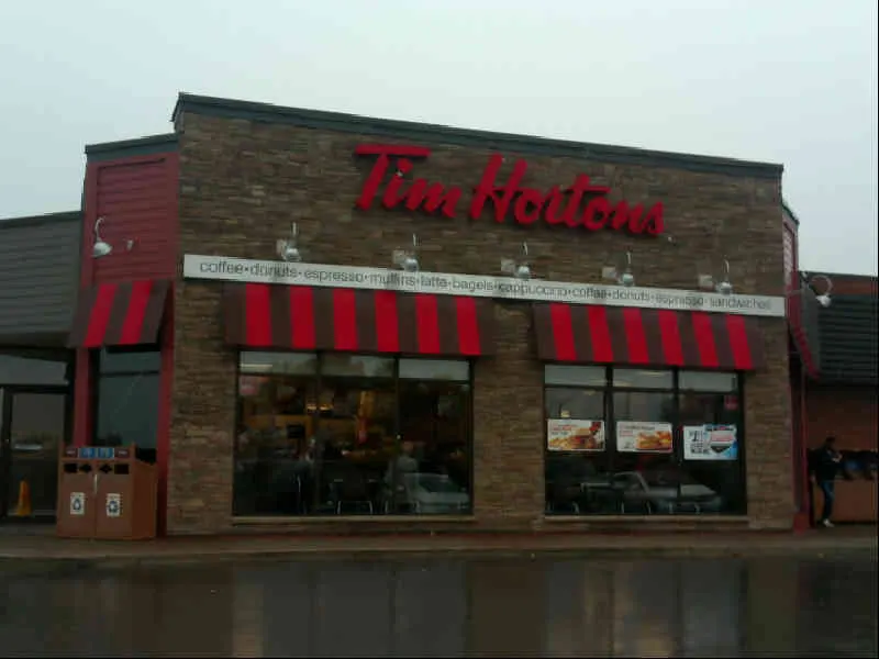 Tim Hortons at 5534 Main Street West, Stouffville