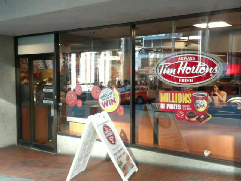 Tim Hortons at 555 Hastings Street West HARBOUR CENTRE, Vancouver