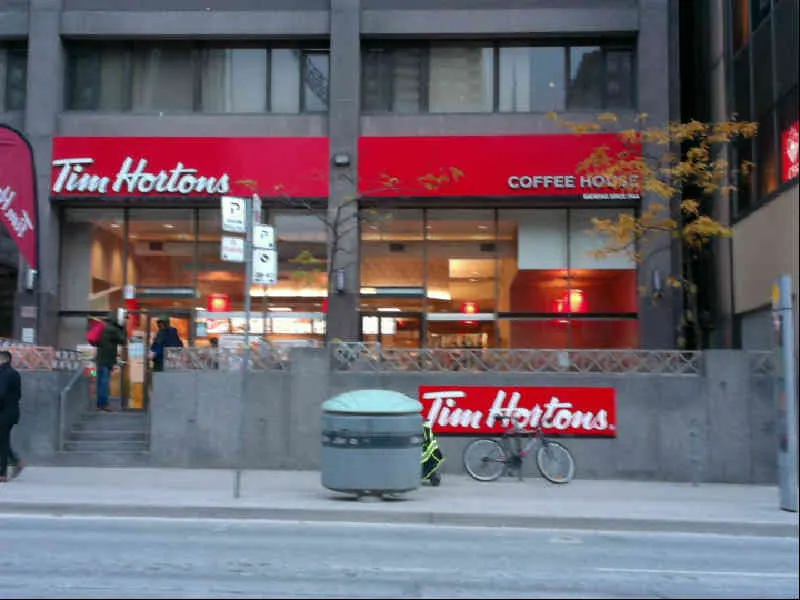 Tim Hortons at 555 Yonge Street, Toronto