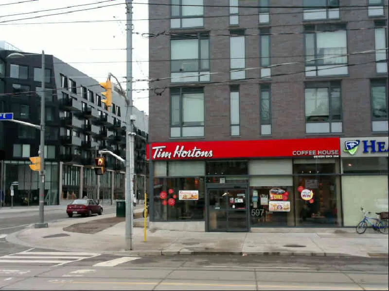 Tim Hortons at 589 King Street East, Toronto