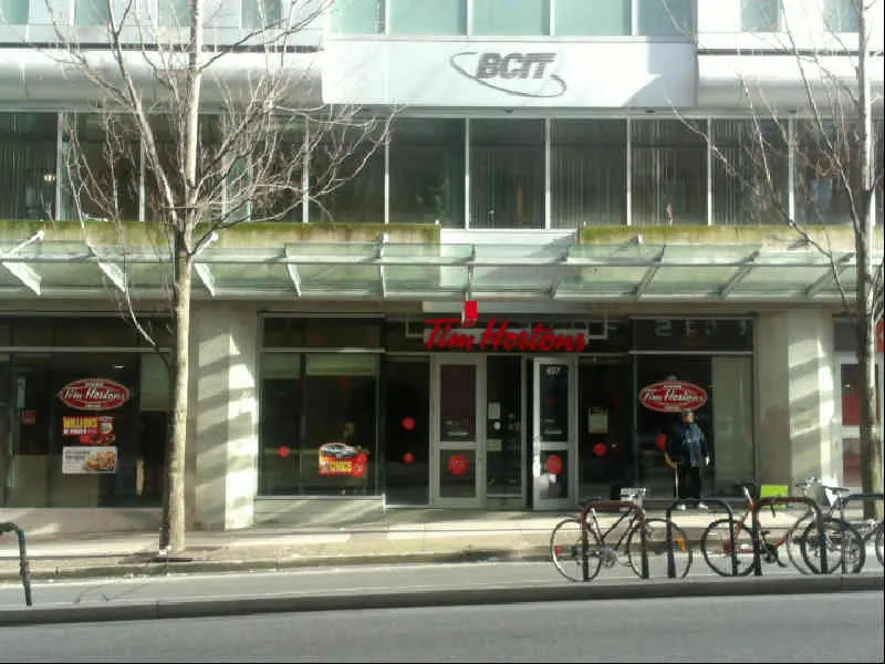 Tim Hortons at 607 Dunsmuir St., Vancouver
