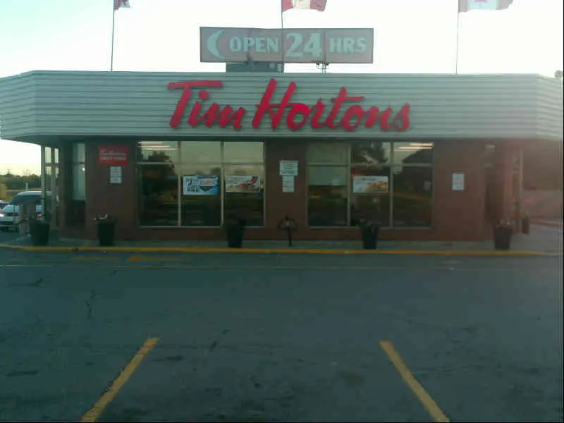 Tim Hortons at 7502 Trafalgar Rd, Hornby