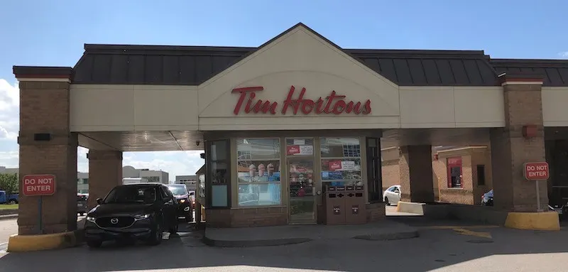 Tim Hortons at 7690 Woodbine Ave, Markham