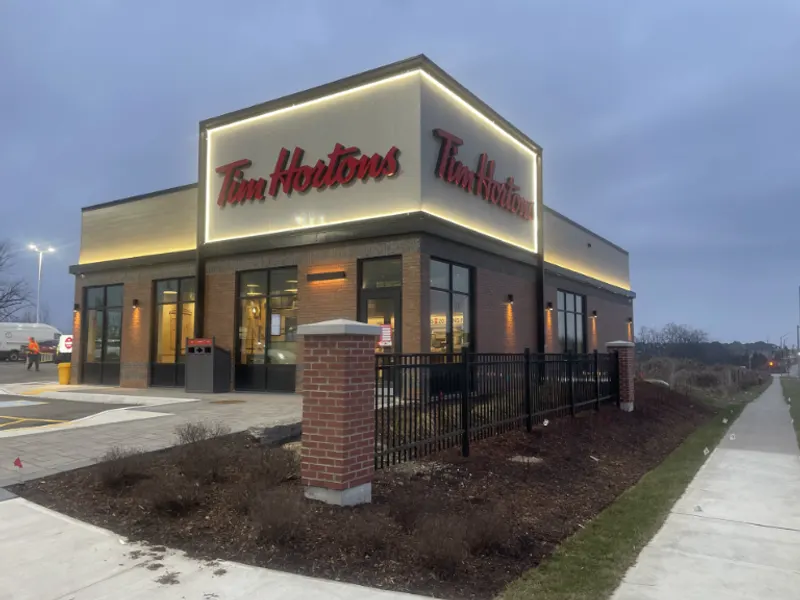 Tim Hortons at 9555 Mississauga Road and Williams Pkwy, Brampton