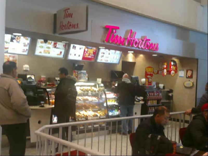 Tim Hortons at Pearson International Airport - T1 INT Post Security - Near gate E81 LESTER B PEARSON INTL AIRPORT, Mississauga