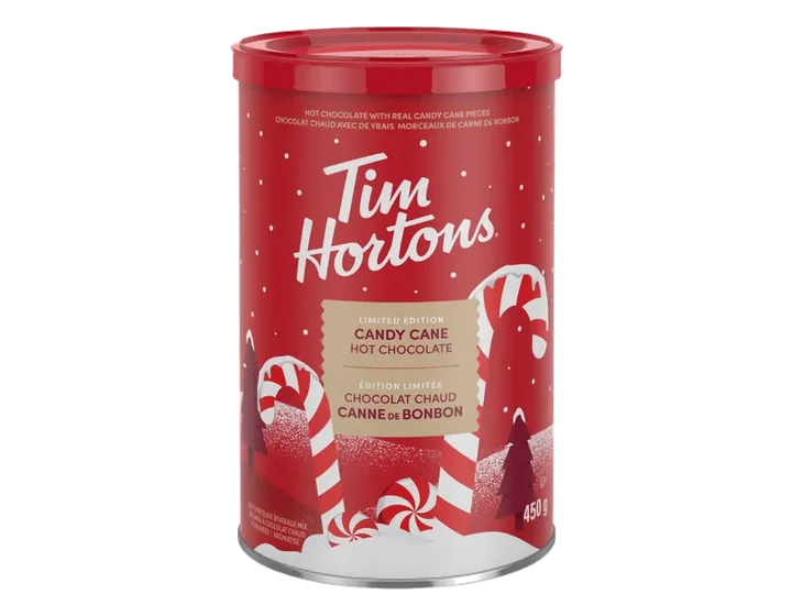 450g Candy Cane Hot Chocolate Can