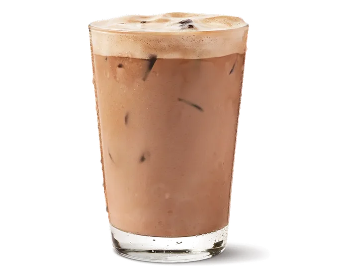 Chocolate Pistachio Protein Iced Latte
