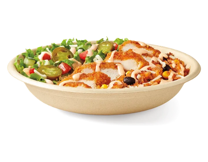 Crispy Chicken Habanero Loaded Bowl with Cheese