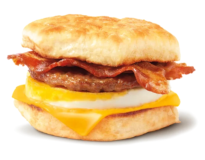 Double Stacked Breakfast Sandwich