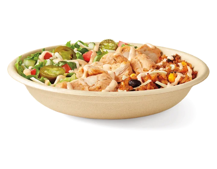 Slow-Cooked Chicken Habanero Loaded Bowl with Cheese