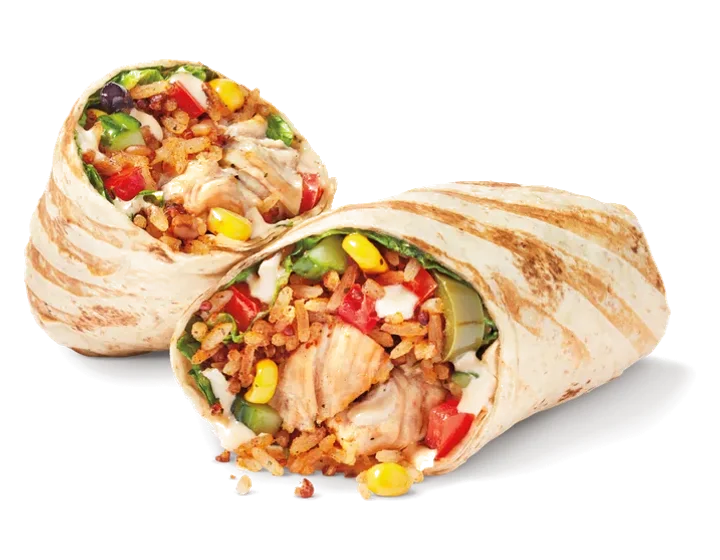 Slow-Cooked Chicken Habanero Loaded Wrap with Cheese