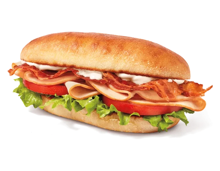 Turkey Bacon Club Artisan Sandwich