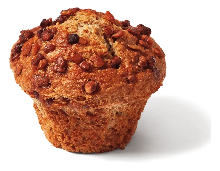Whole Grain Pecan Banana Bread Muffin