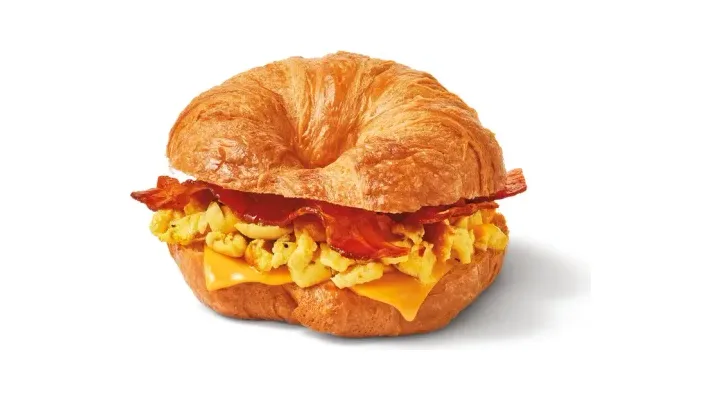 Bacon Scrambled Egg Loaded Croissant