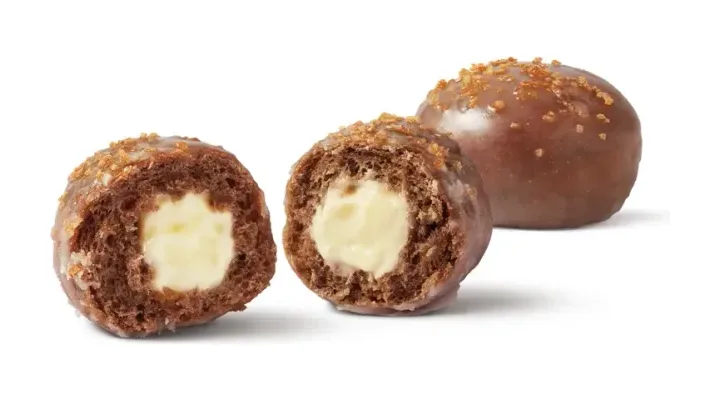 Chocolate Creme Brulee Filled Timbit