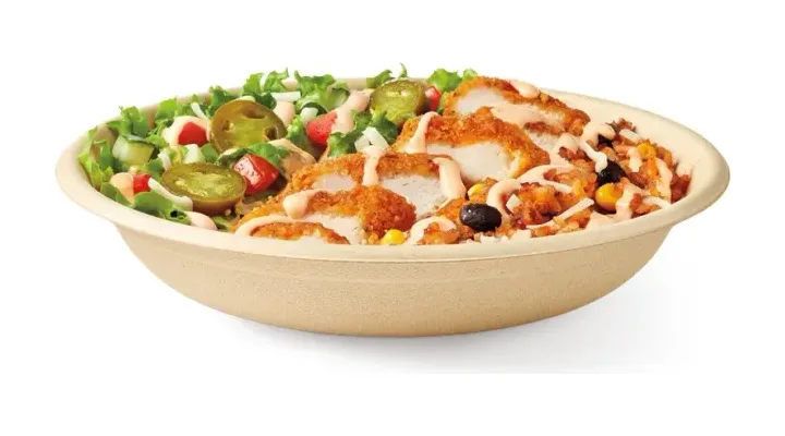 Crispy Chicken Habanero Loaded Bowl with Cheese