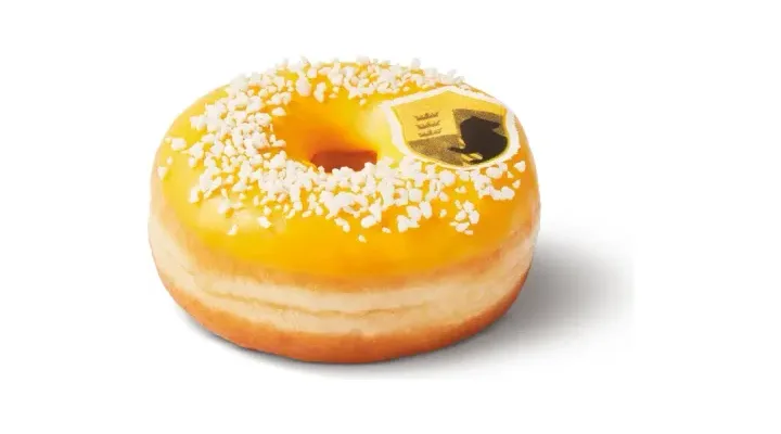Hufflepuff Lemon Meringue Donut