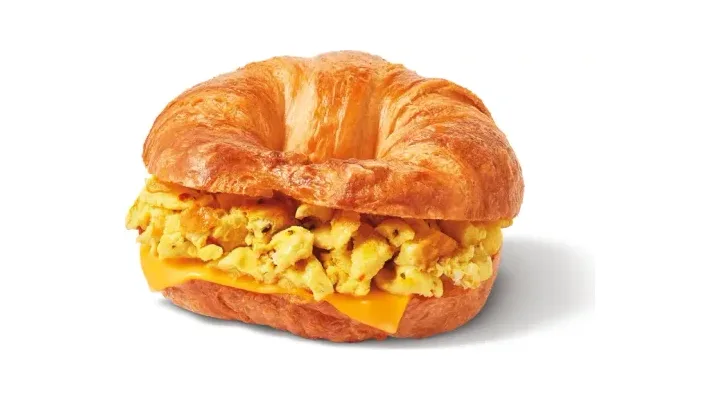 Scrambled Egg and Cheese Loaded Croissant